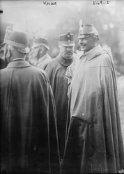 Kaiser Wilhelm con sus tropas, 1914-18